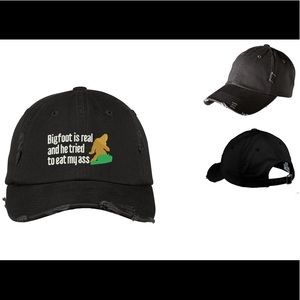 Big Foot - Custom Embroidery Adjustable Vintage Style Dad's Cap - Baseball Cap